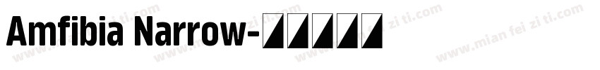 Amfibia Narrow字体转换